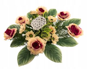 KOMPOZYCJA STROIK DONICZKA NA GRÓB CMENTARZ POMNIK